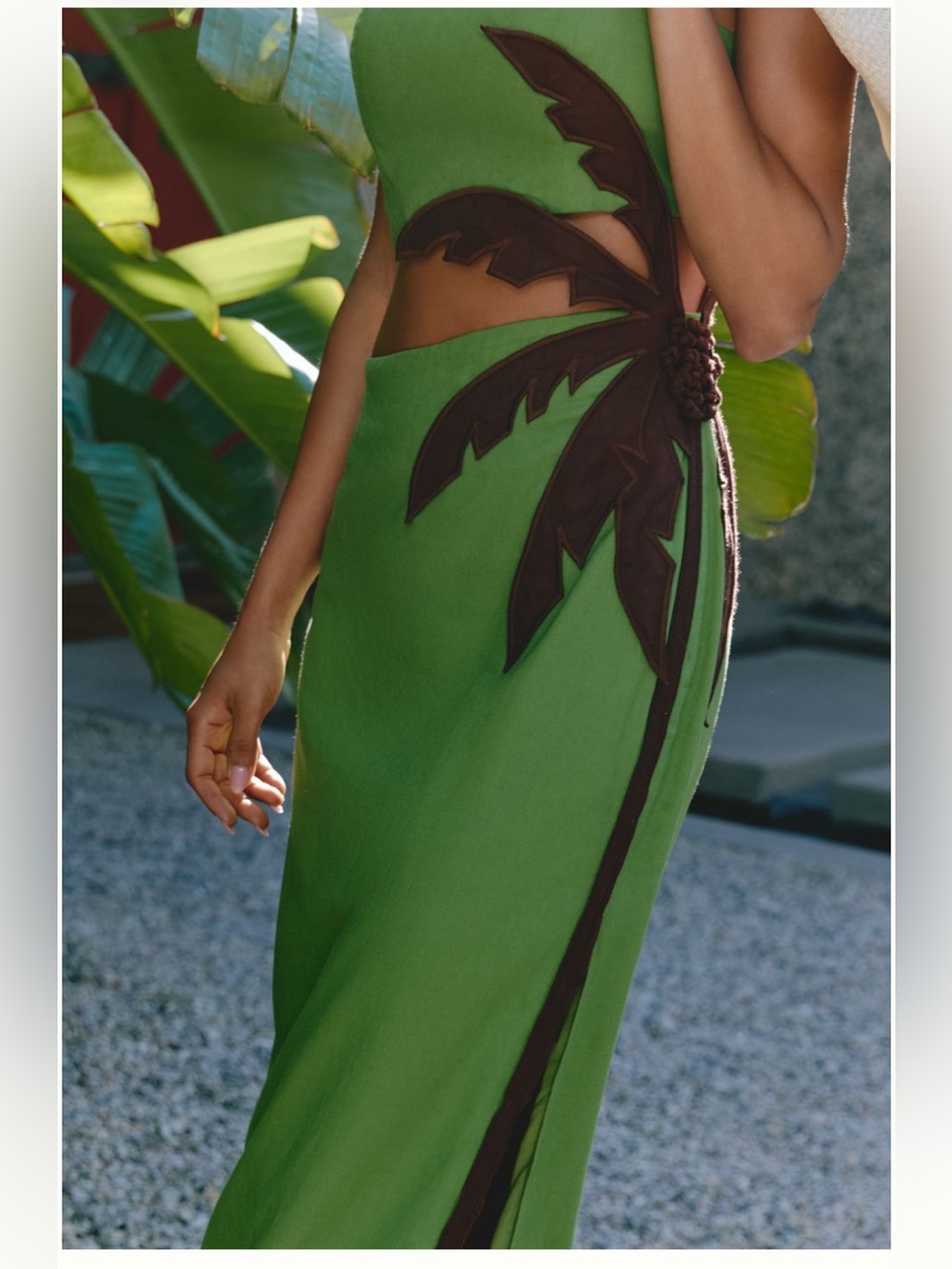 Farm Rio Palm Tree Midi Dress NWT Anthro $348 - Picture 3 of 15